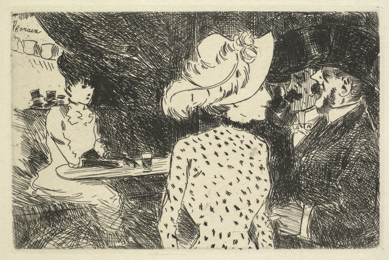 Scena opisowa w kawiarni, 1880-1886. autorstwa Jean Louis Forain