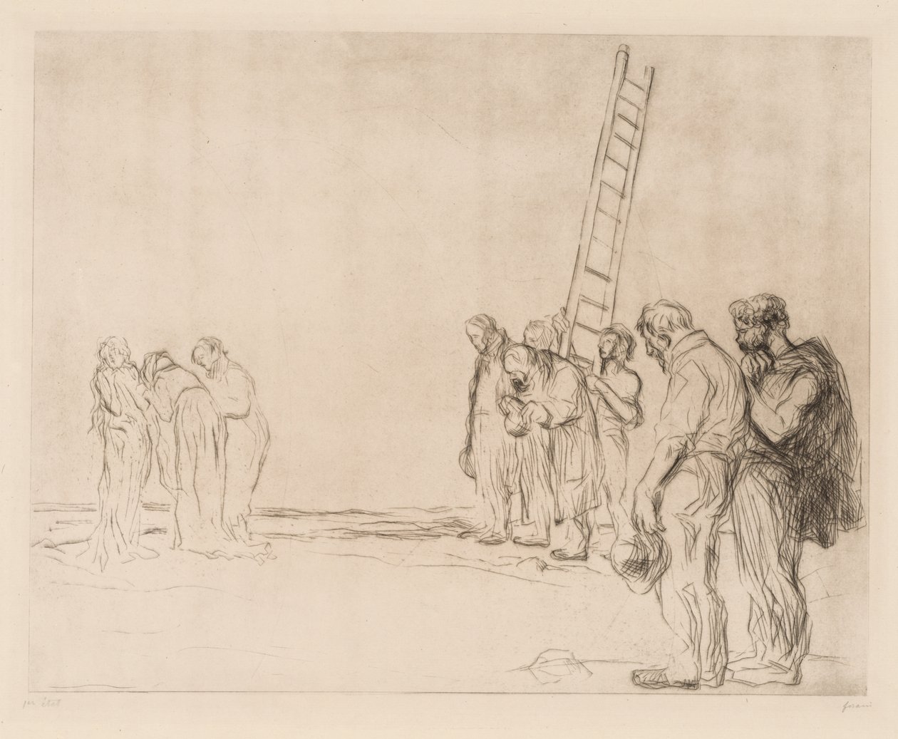 Kalwaria. autorstwa Jean Louis Forain