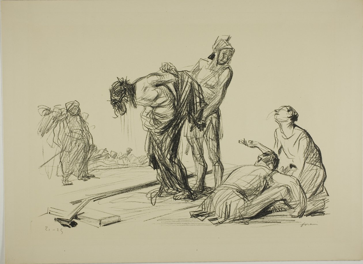Chrystus odarty z szat autorstwa Jean Louis Forain