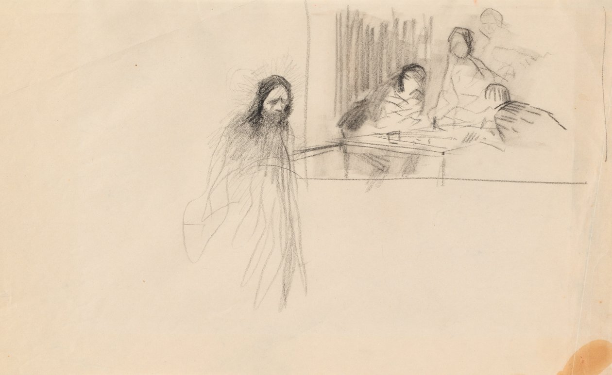 Chrystus w Emaus autorstwa Jean Louis Forain