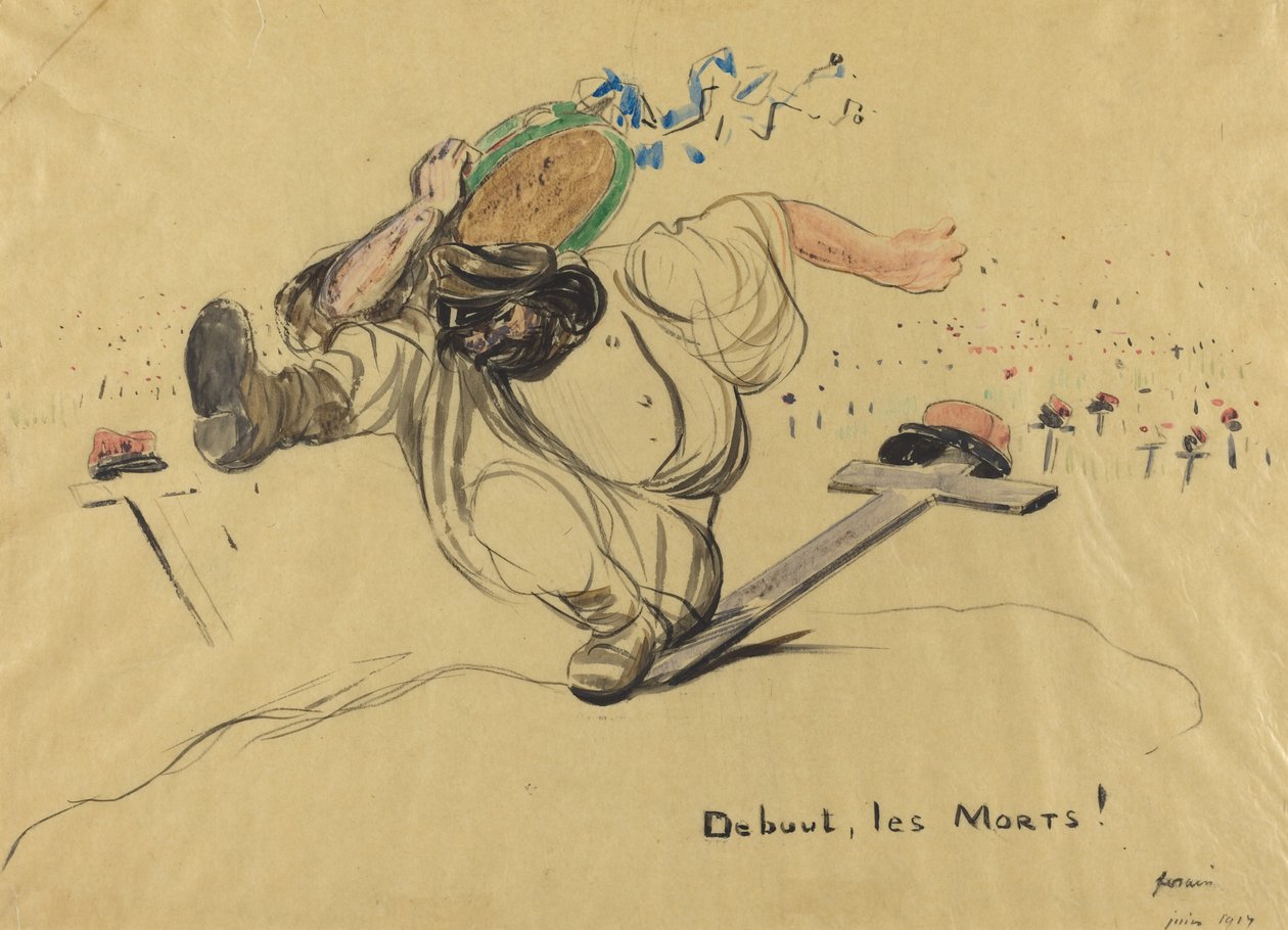 Powstańcie umarli!, 1917. autorstwa Jean Louis Forain