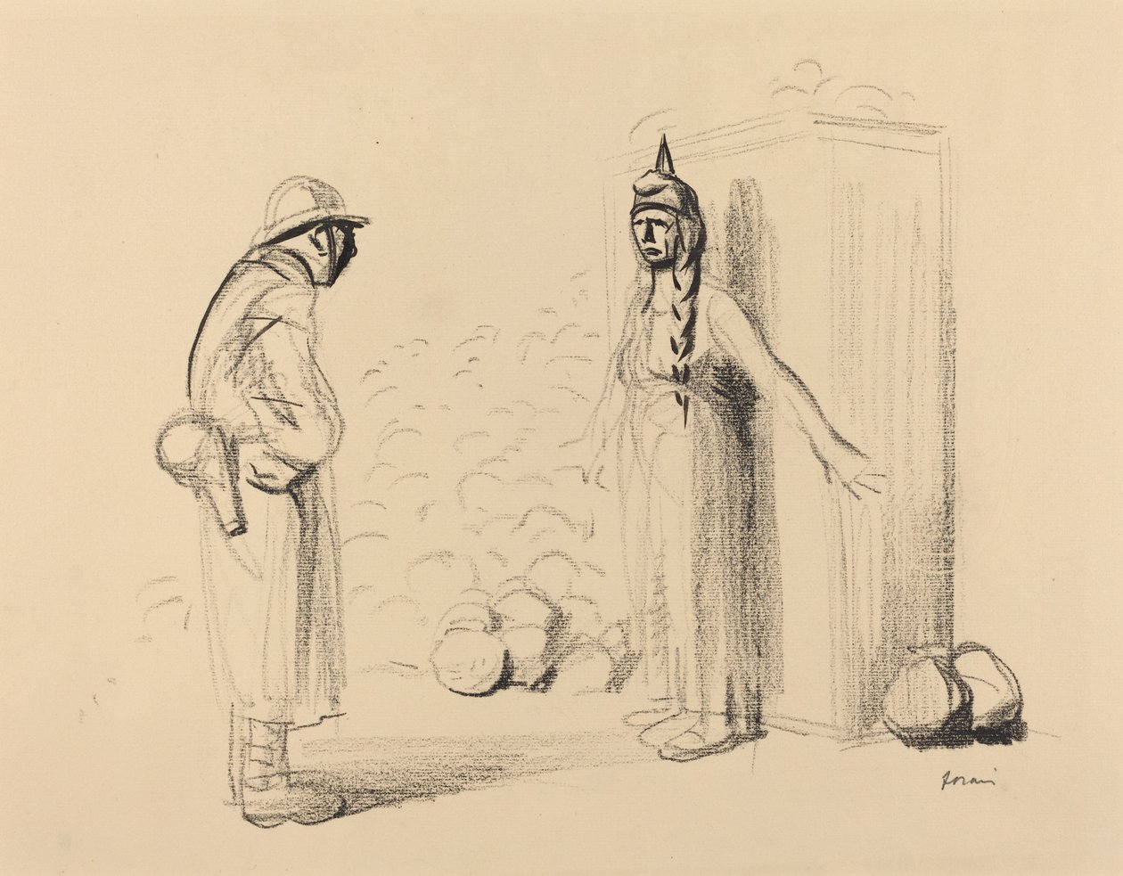 Ukrywanie „Ludwika” autorstwa Jean Louis Forain