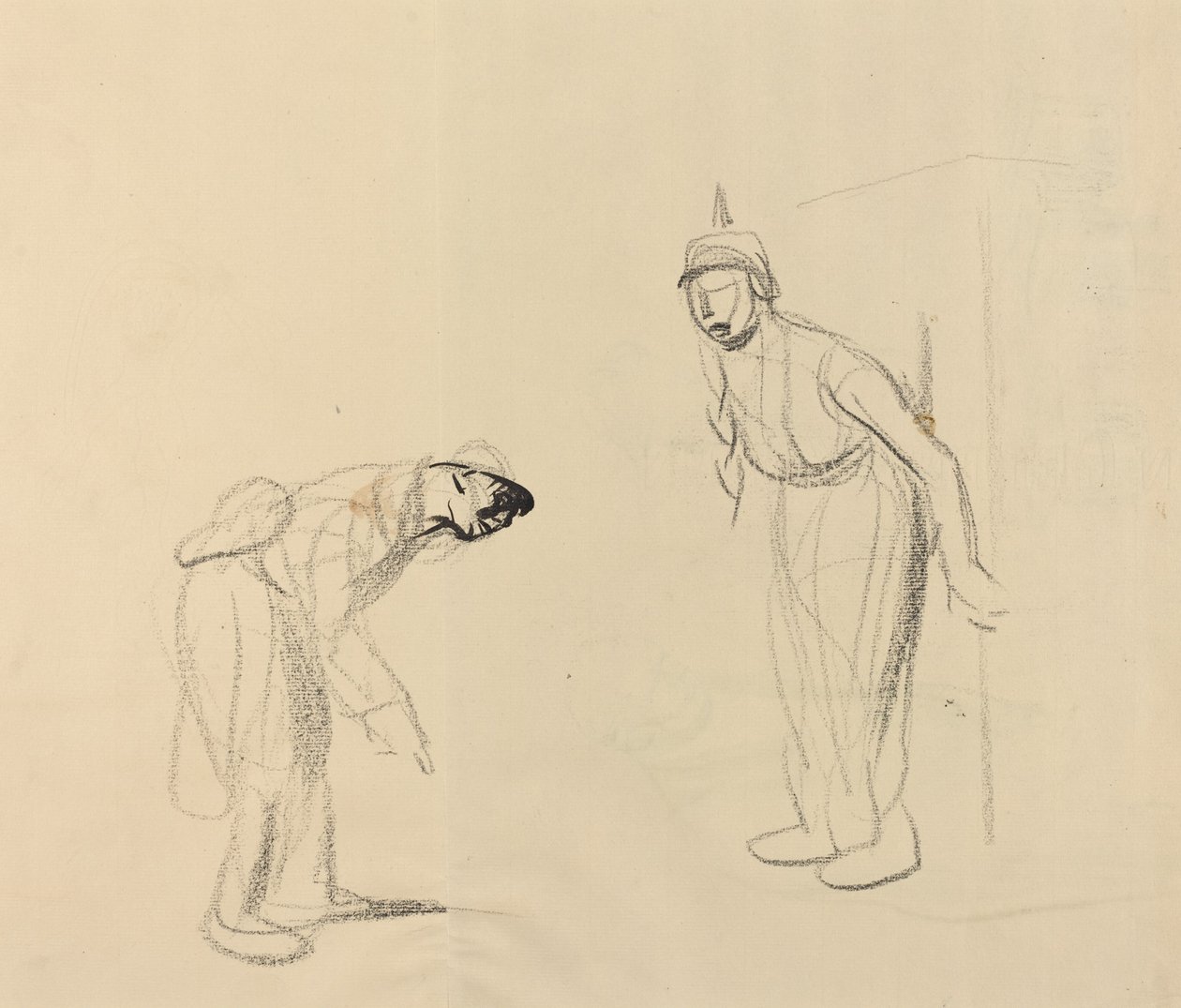 Ukrywanie "Louis" [verso] autorstwa Jean Louis Forain
