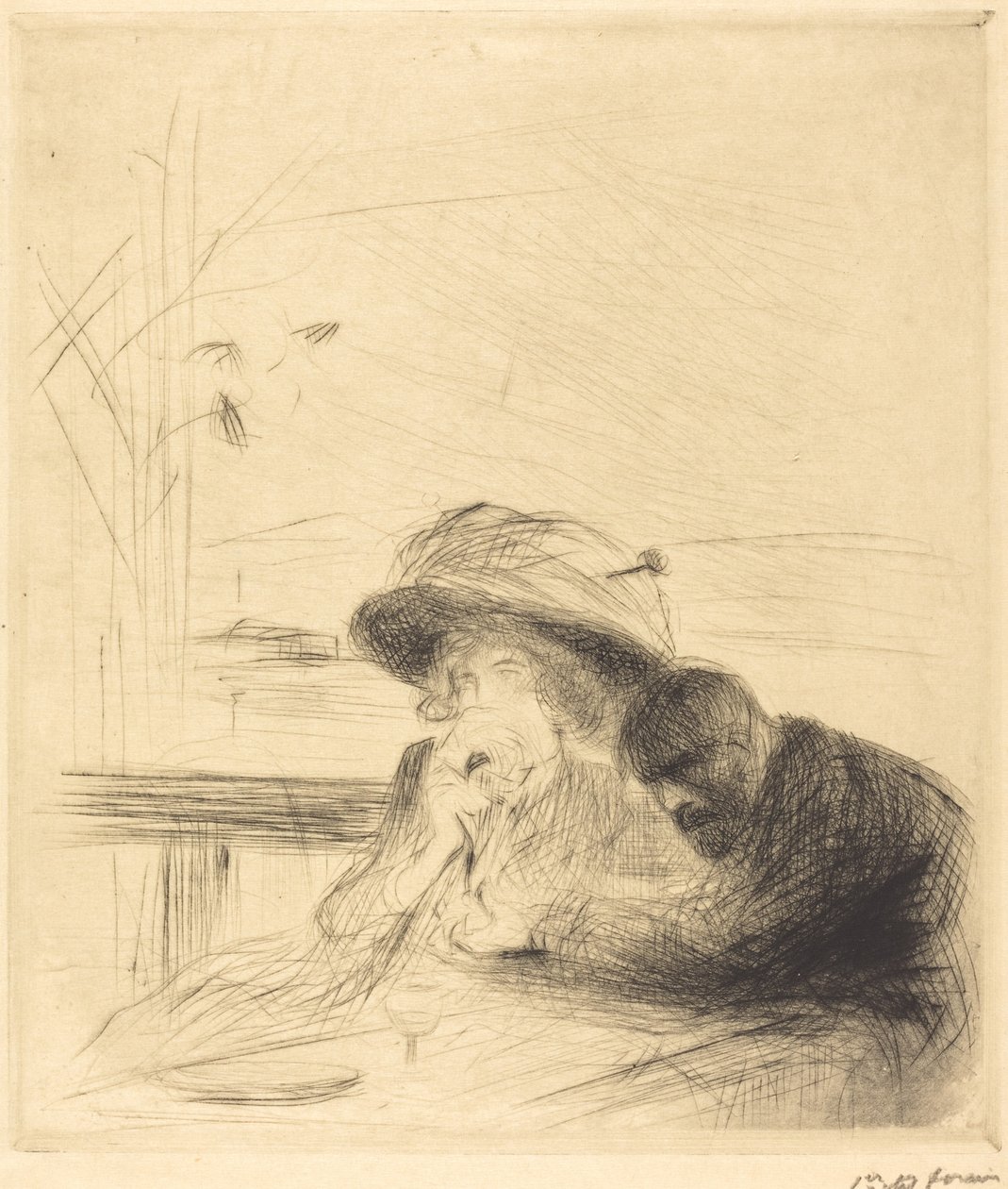 To koniec! (duży talerz) autorstwa Jean Louis Forain