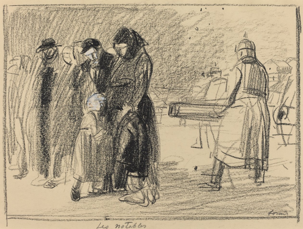 Notables, ok. 19141919. autorstwa Jean Louis Forain