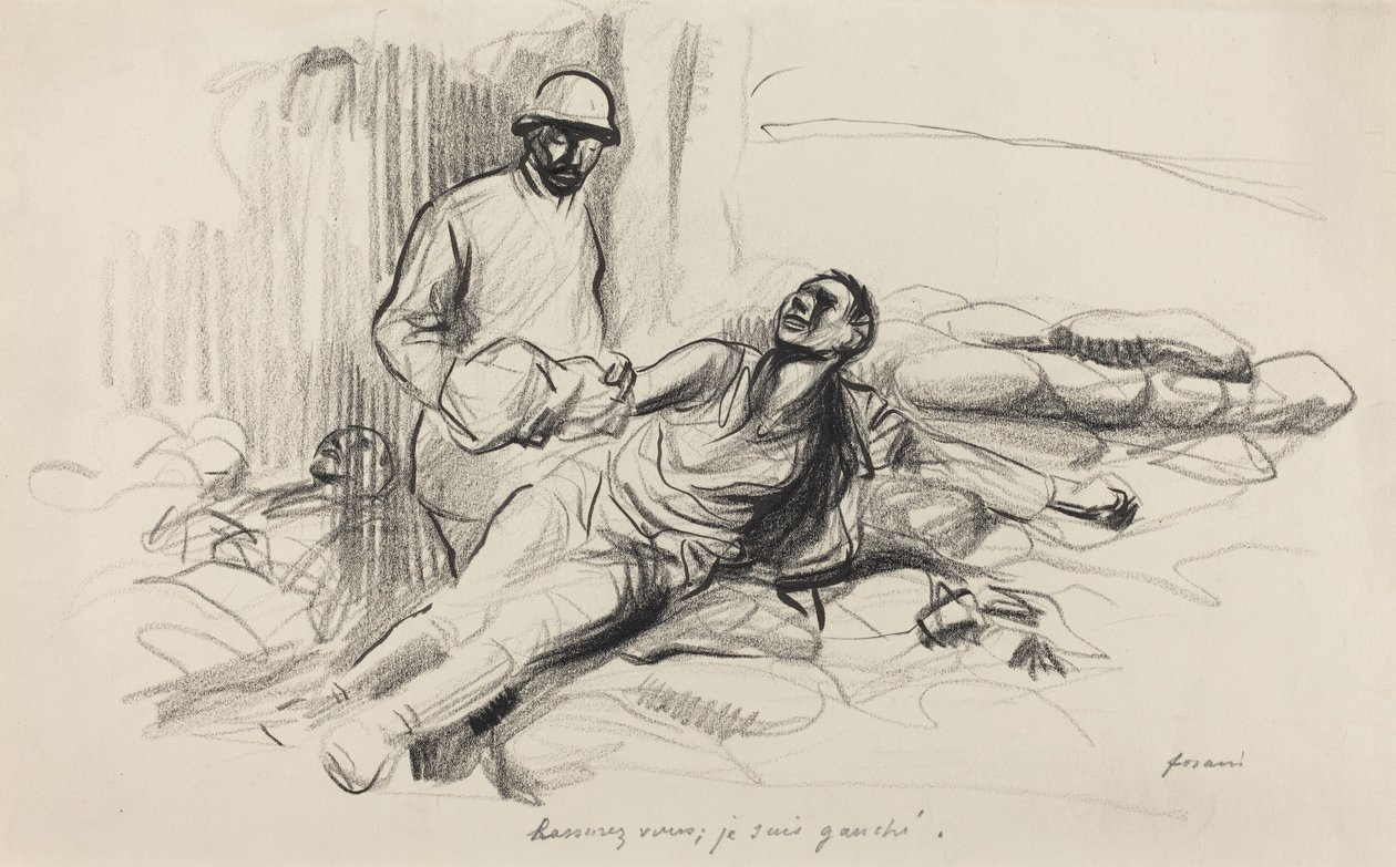 Bądź spokojny; Zostałem. autorstwa Jean Louis Forain