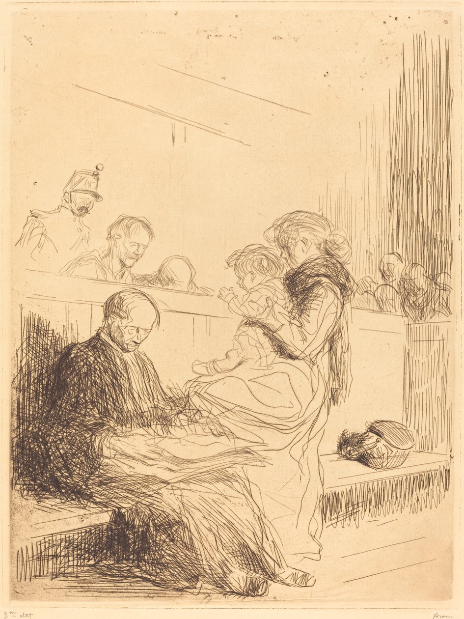 Więzień i Dziecko autorstwa Jean Louis Forain