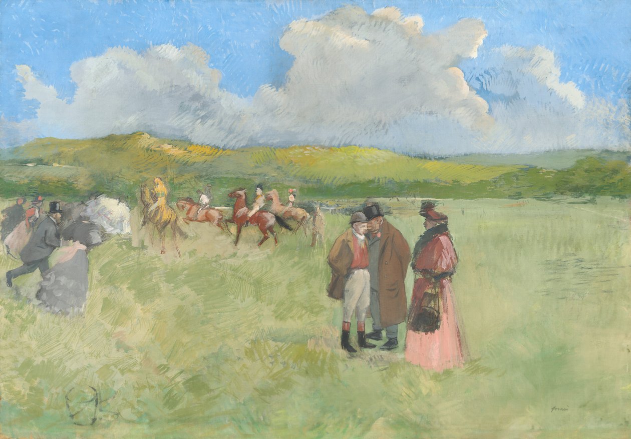 Tor wyścigowy, ok. godz. 1891. autorstwa Jean Louis Forain