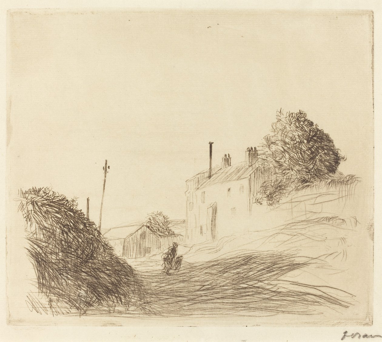 Droga do Rocquencourt autorstwa Jean Louis Forain