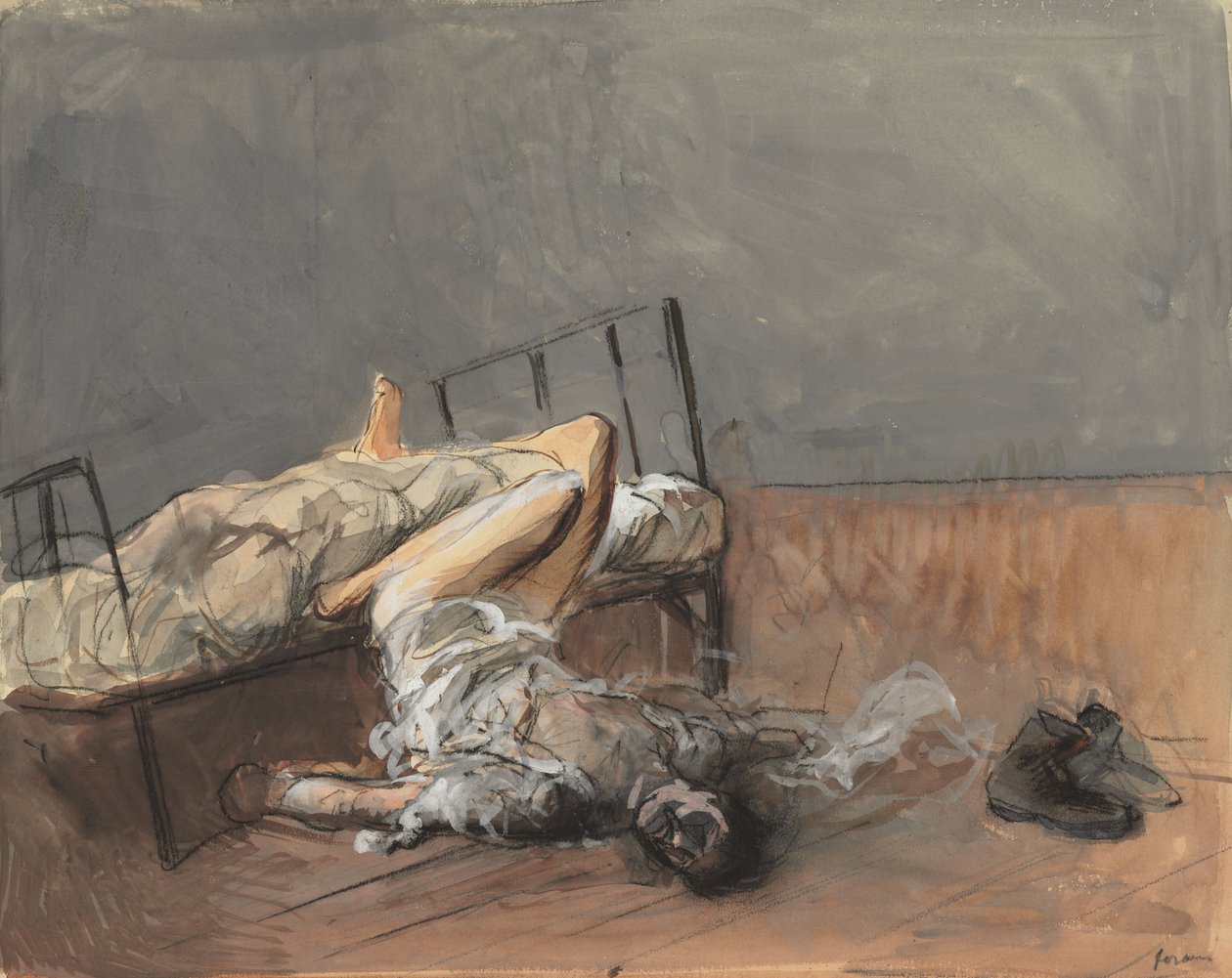 Samobójstwo autorstwa Jean Louis Forain