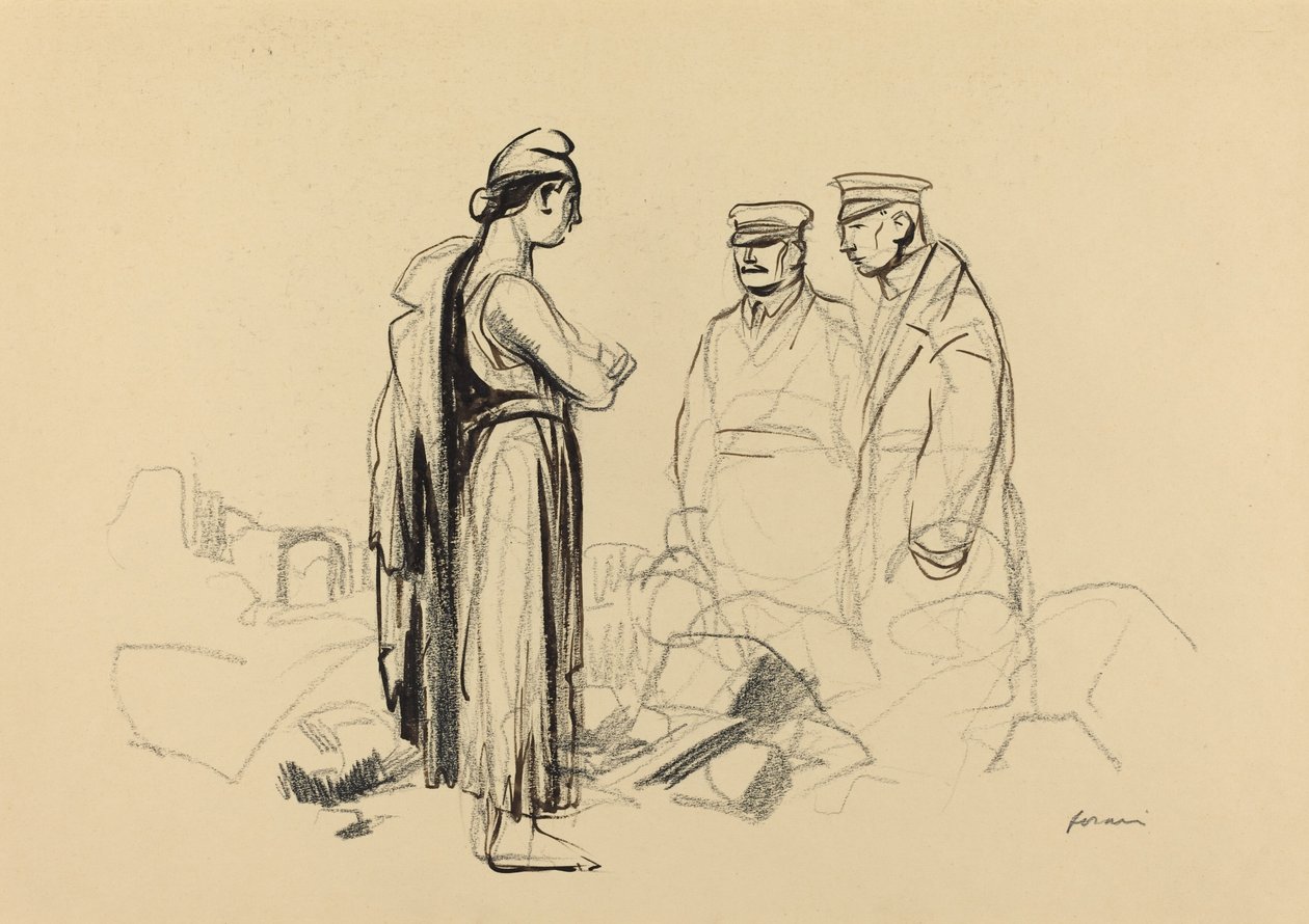 Ku pokojowi, c. 19141919. autorstwa Jean Louis Forain