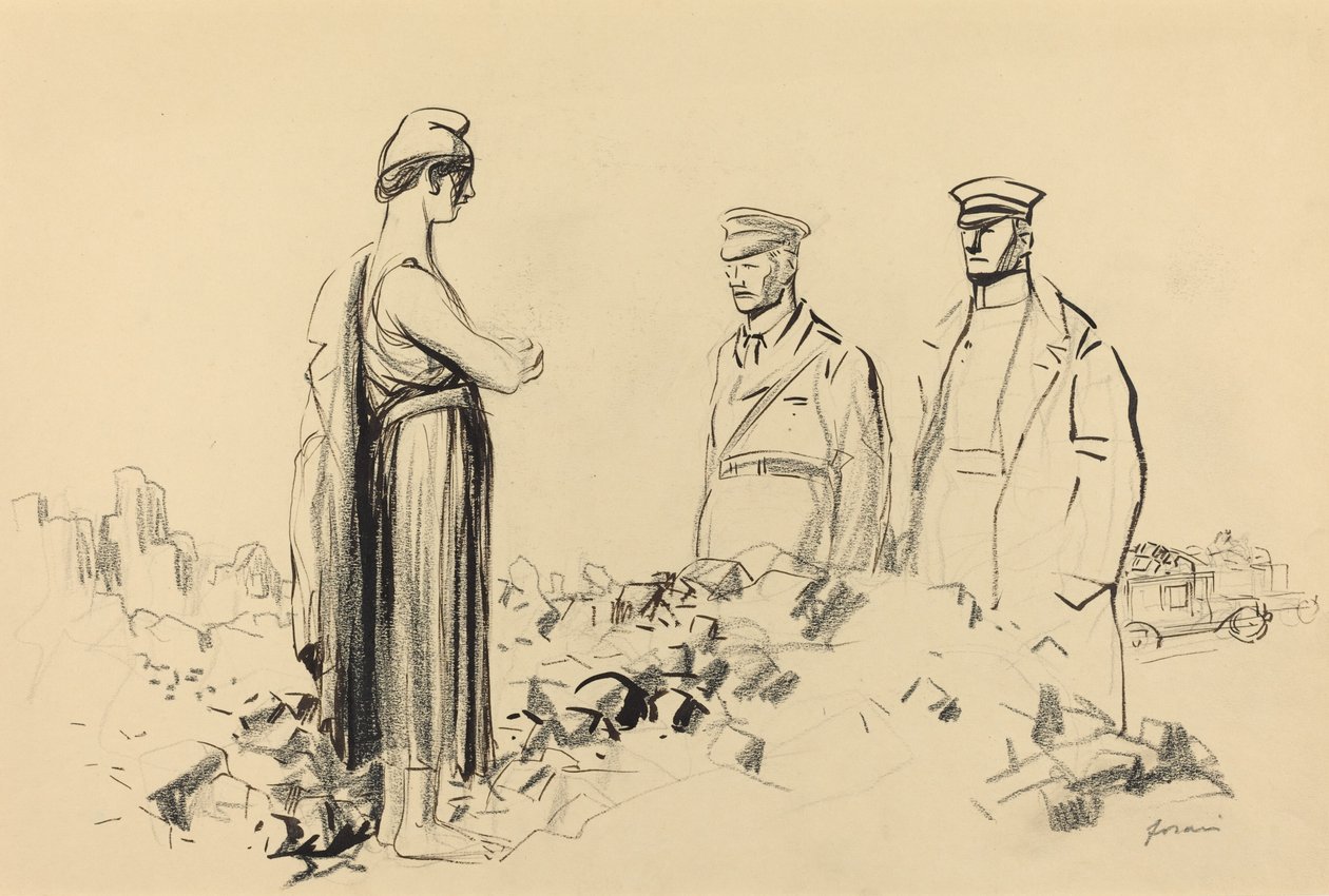 Ku pokojowi, c. 19141919. autorstwa Jean Louis Forain