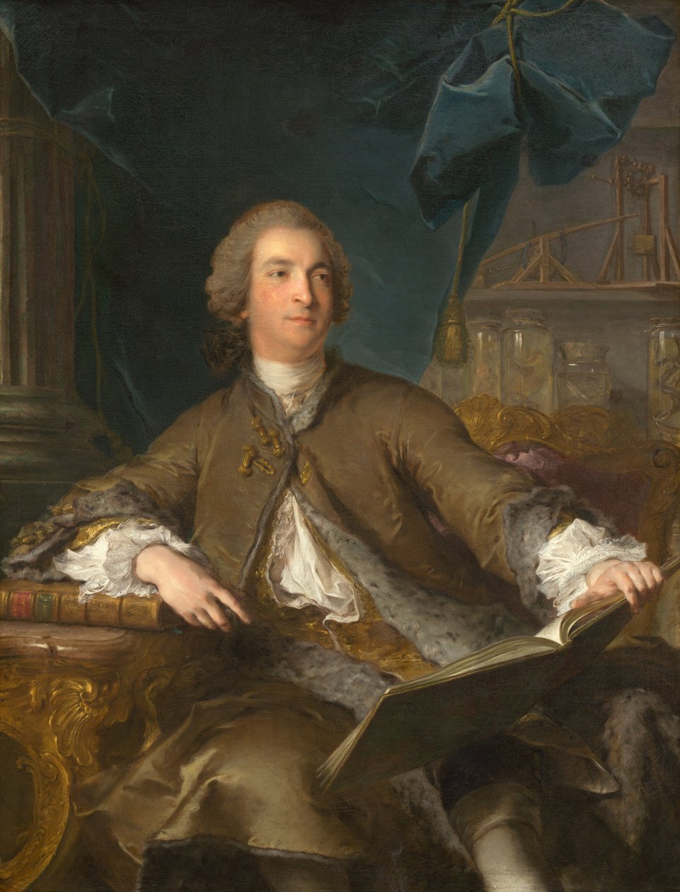 Joseph Bonnier de la Mosson, 1745. autorstwa Jean Marc Nattier