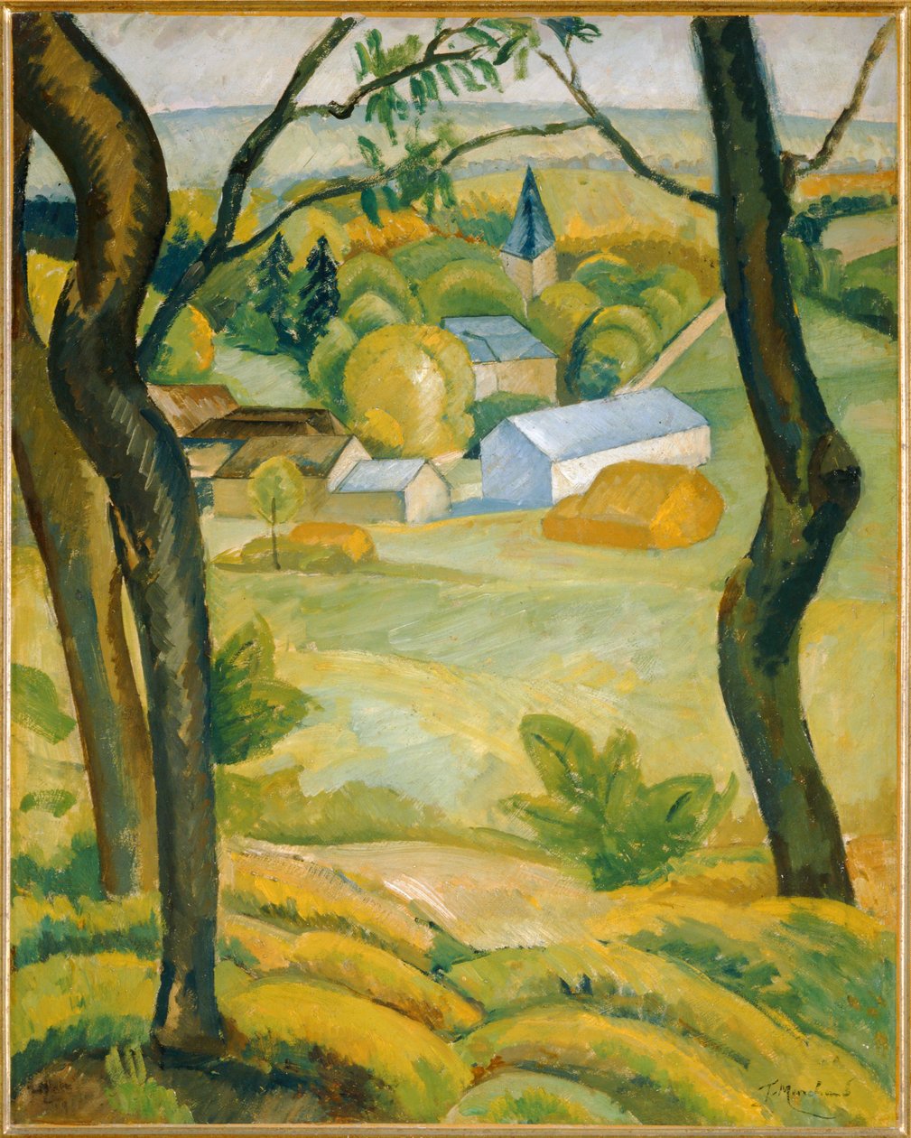 Villepreux ... (obraz na płótnie) autorstwa Jean Marchand