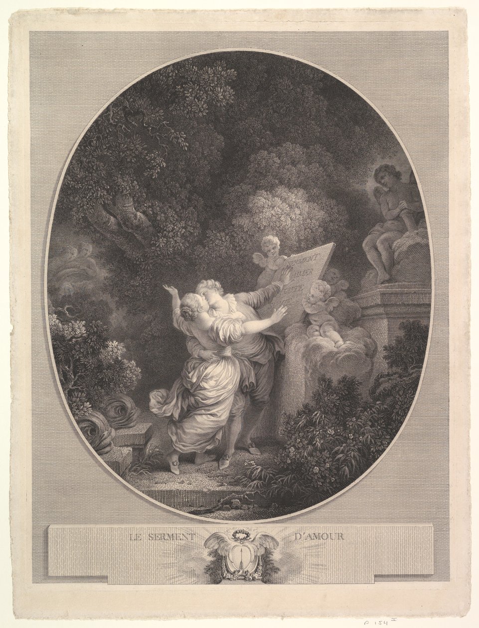Przyrzeczenie miłości, 1786. autorstwa Jean Mathieu