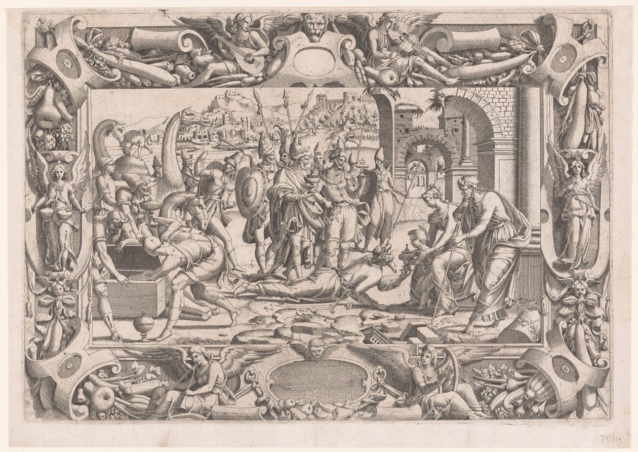 Adoracja Królów autorstwa Jean Mignon (attributed to)