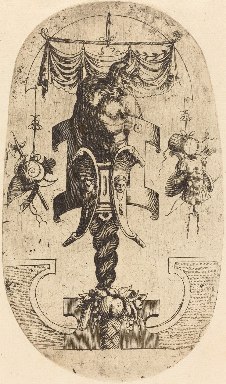 Satyr pochyla się w prawo autorstwa Jean Mignon