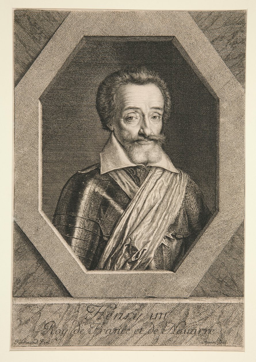 Henryk IV, król Francji autorstwa Jean Morin
