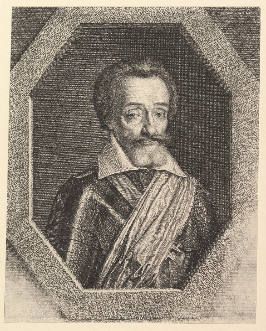 Henryk IV, król Francji. autorstwa Jean Morin