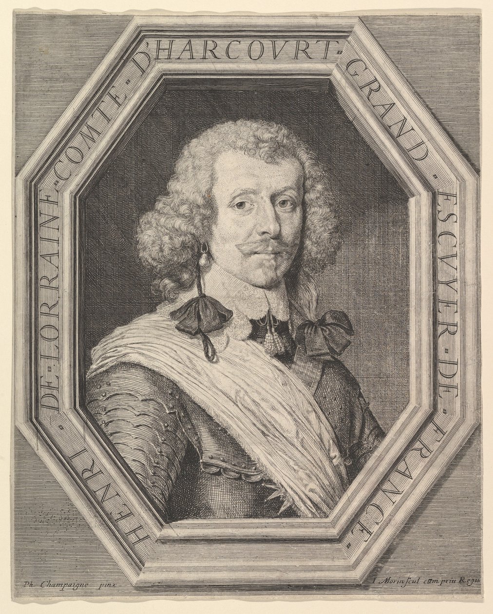 Henryk z Lotaryngii, hrabia Harcourt. autorstwa Jean Morin