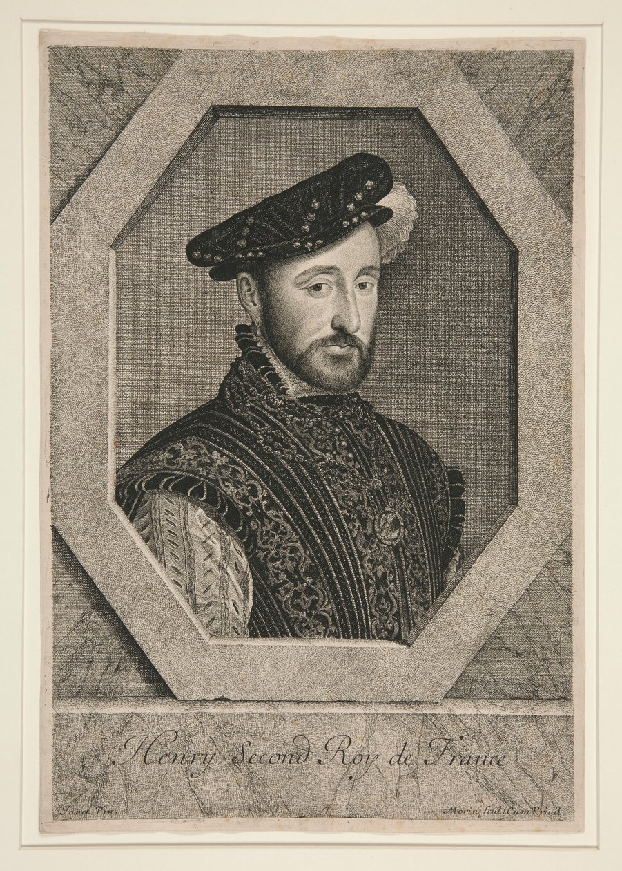 Henryk II, król Francji (1519-1559) autorstwa Jean Morin