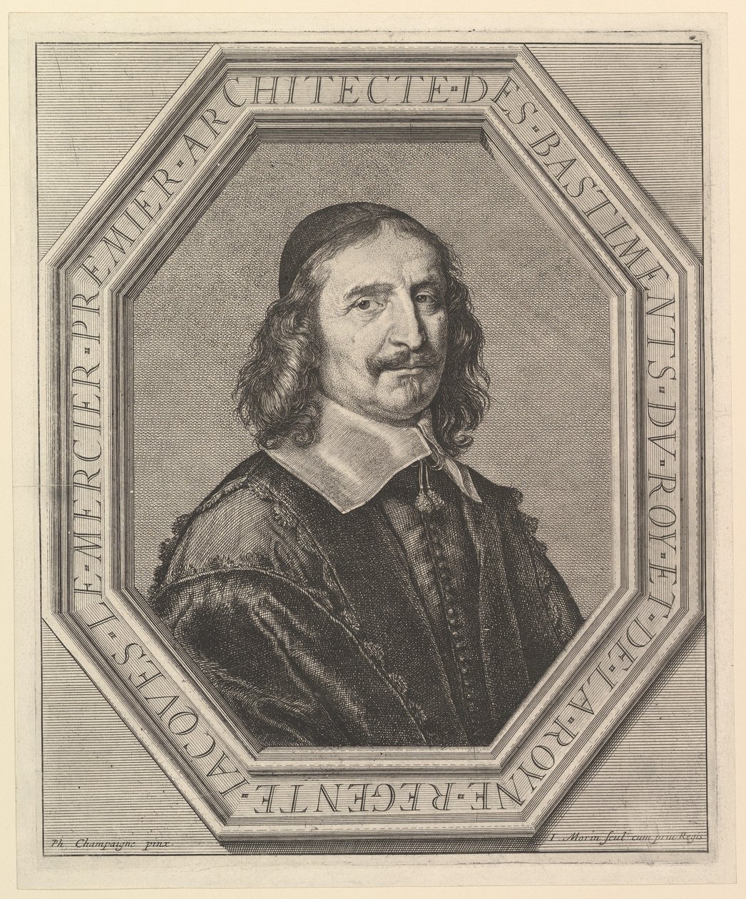 Jacques Le Mercier, architekt króla. autorstwa Jean Morin