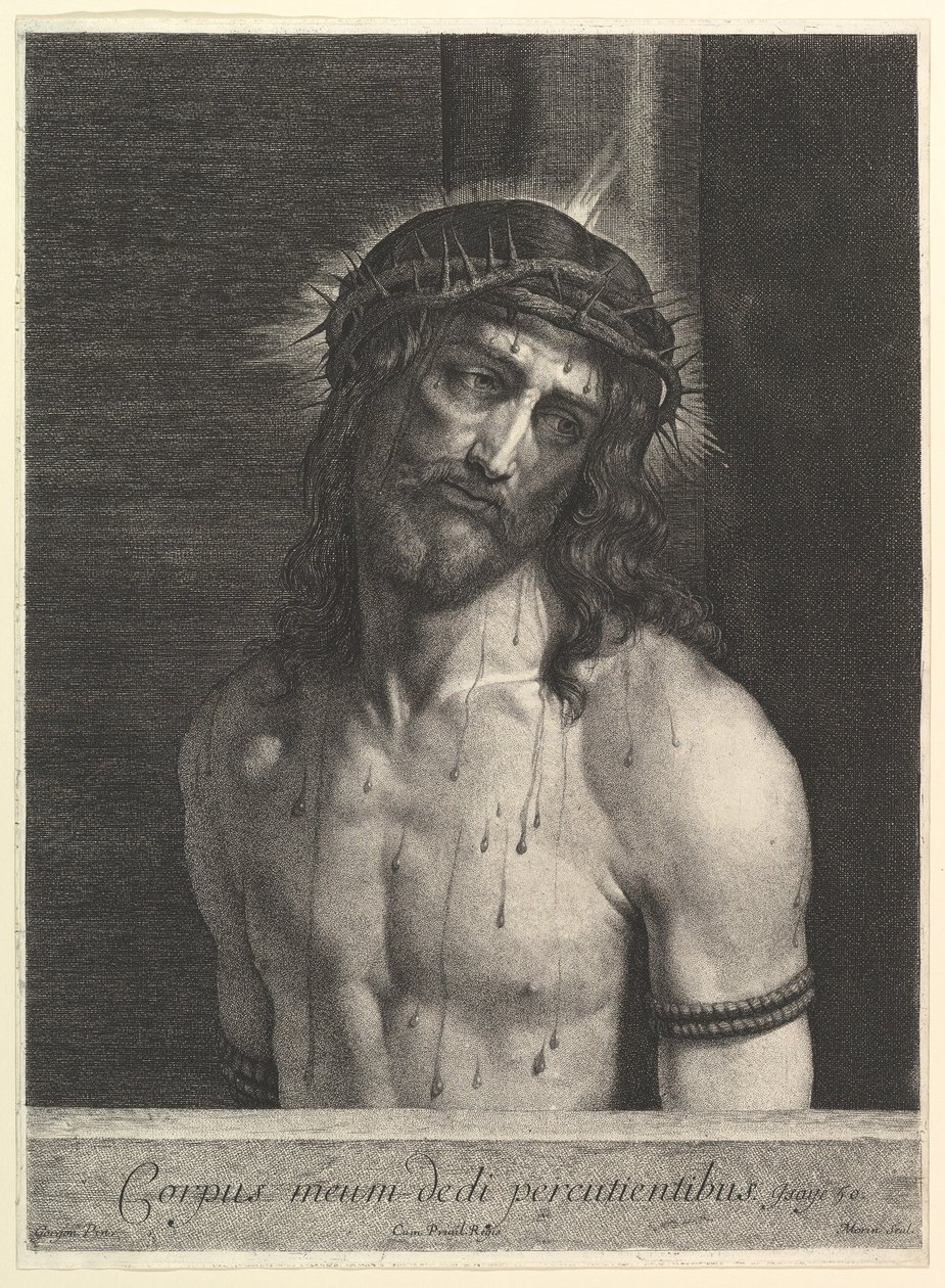 Chrystus ma kolumnę. autorstwa Jean Morin