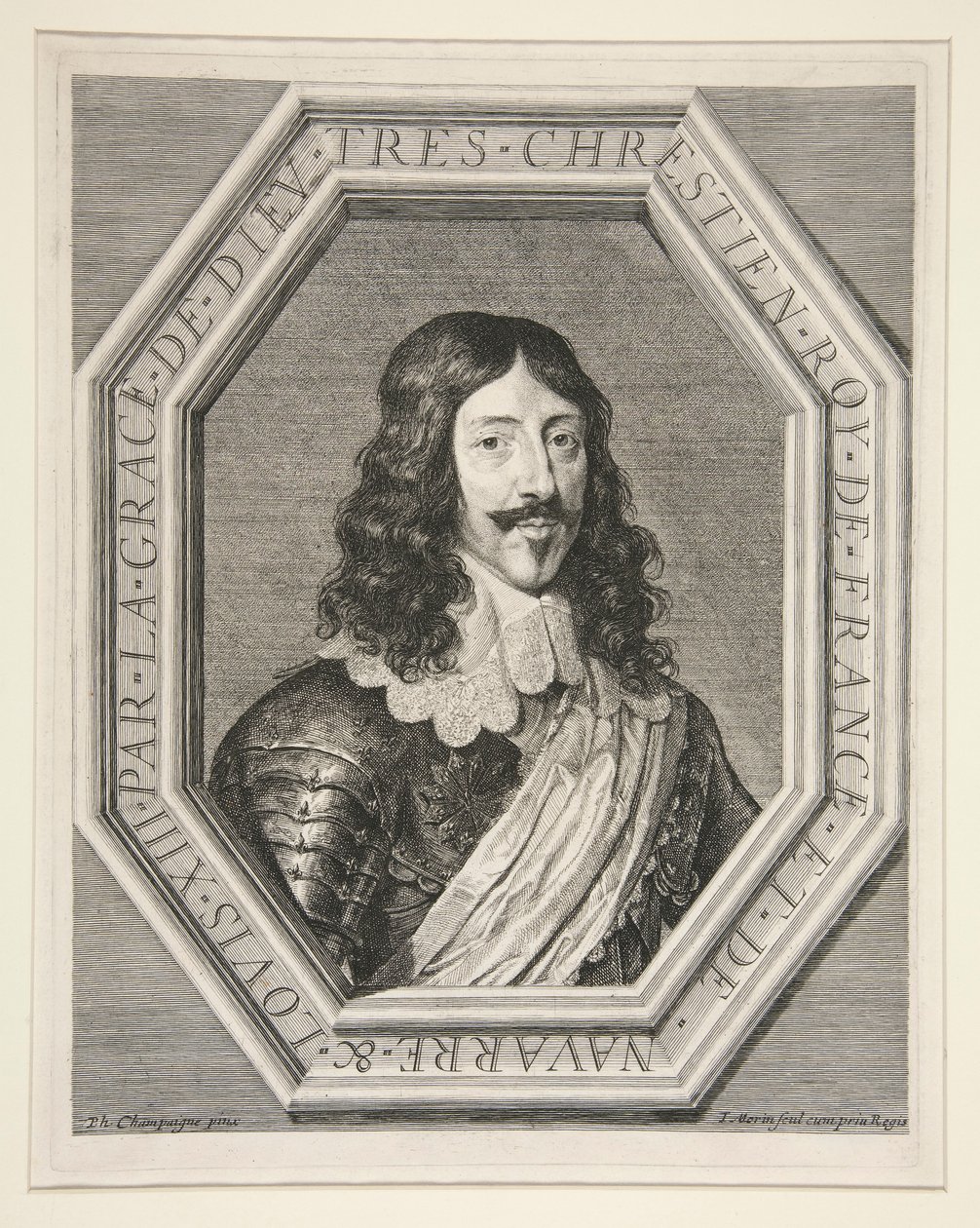 Ludwik XIII, król Francji (1601-1643) autorstwa Jean Morin