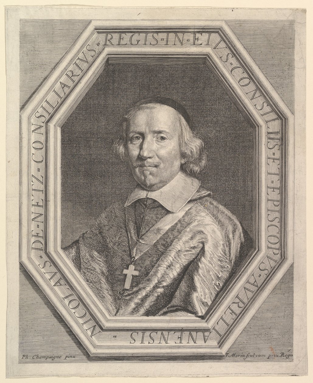 Nicolas de Netz, eveque dOrleans. autorstwa Jean Morin