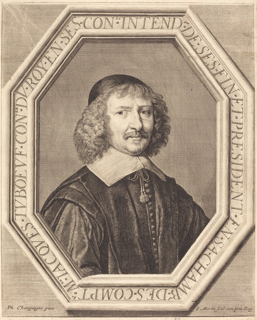 Jacques Tuboeuf autorstwa Jean Morin after Philippe de Champaigne