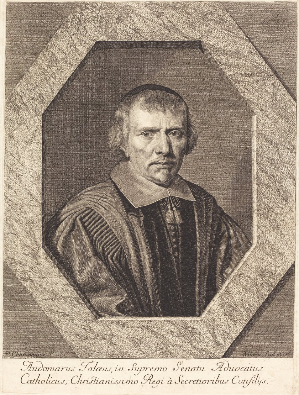 Omer Talon autorstwa Jean Morin after Philippe de Champaigne