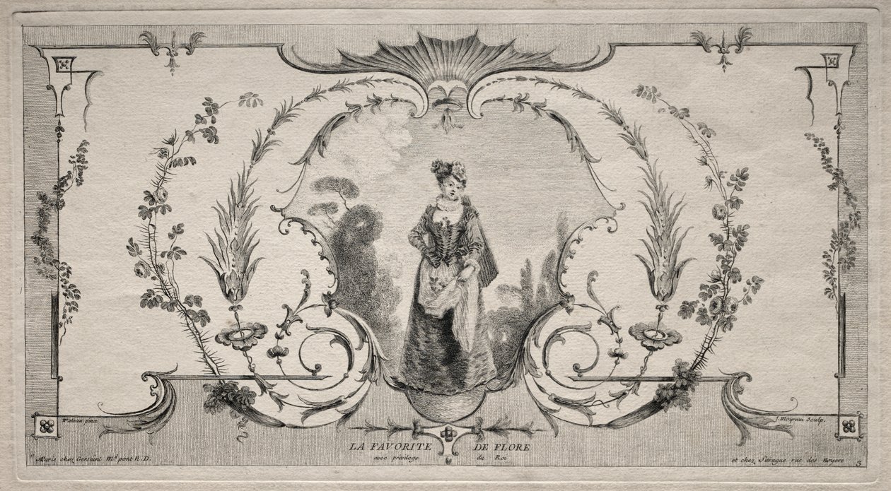 Ulubieniec Flory, Arabeska autorstwa Jean Moyreau