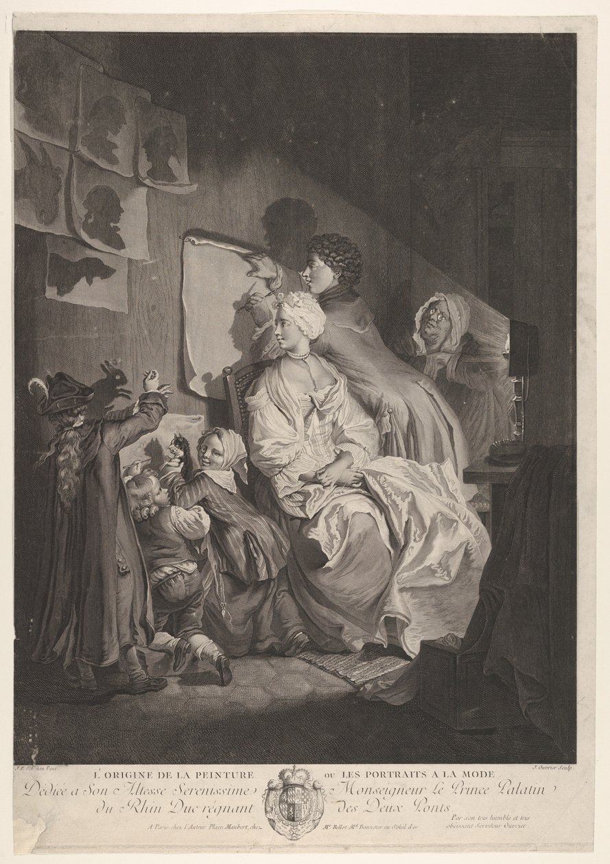 Pochodzenie malarstwa. autorstwa Jean Ouvrier