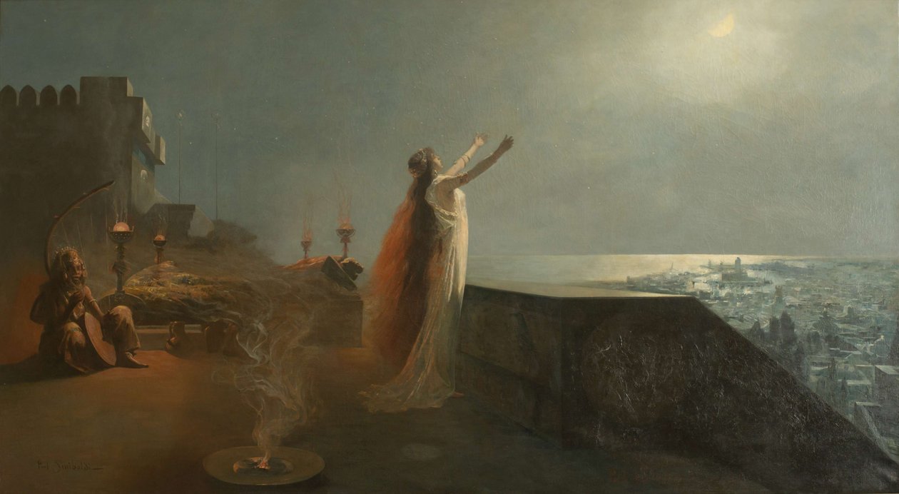 Salammbo, 1885. autorstwa Jean Paul Sinibaldi
