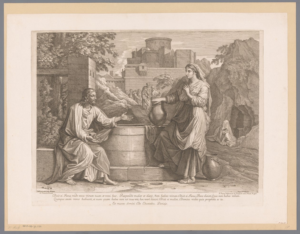Chrystus i Samarytanka autorstwa Jean Pesne