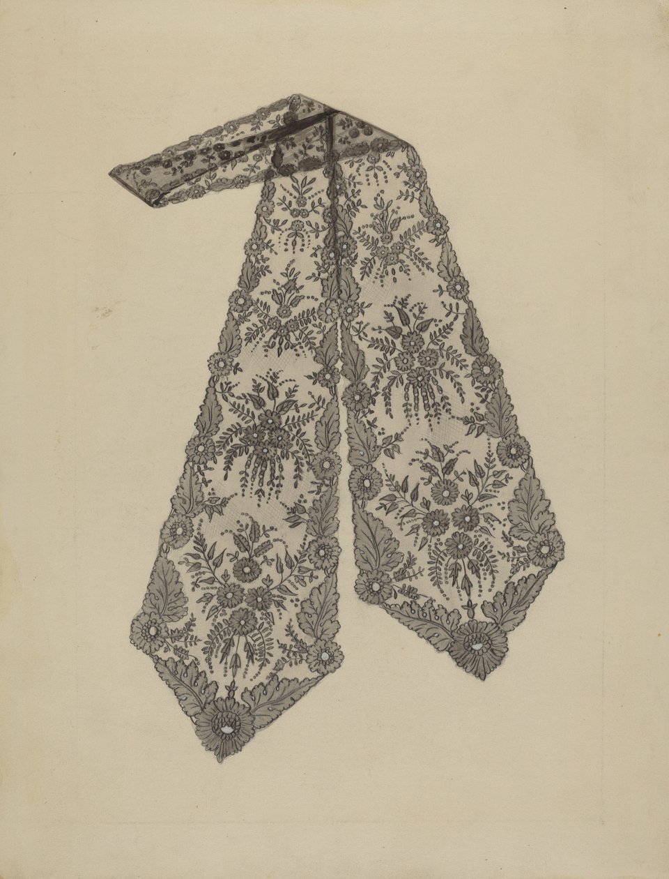Koronkowy Krawat autorstwa Jean Peszel