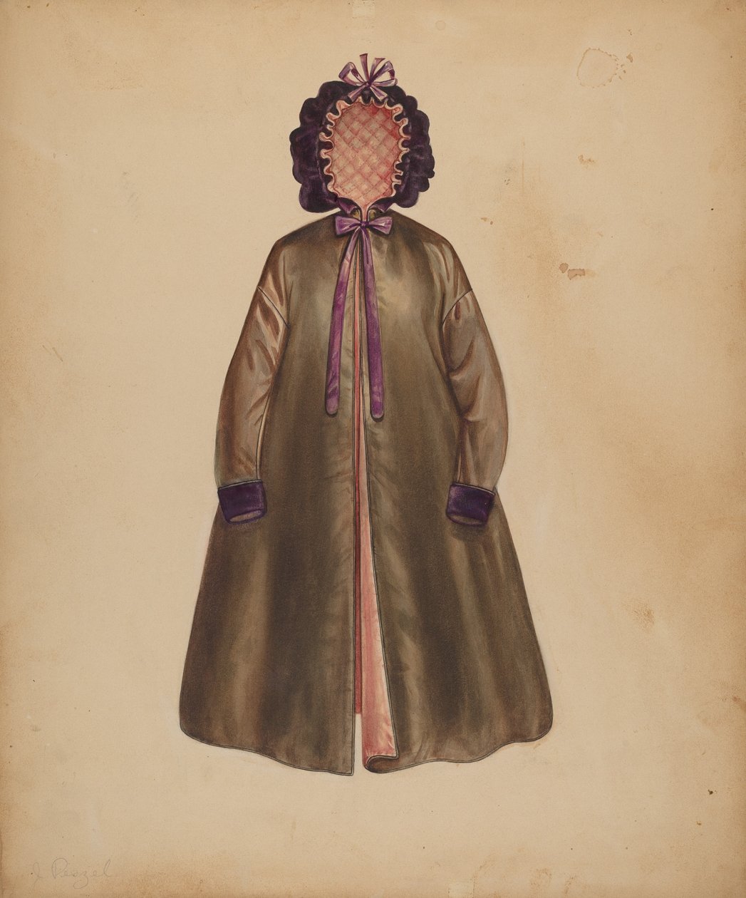 Pelisa Damy, ok. 1900 r. 1937. autorstwa Jean Peszel