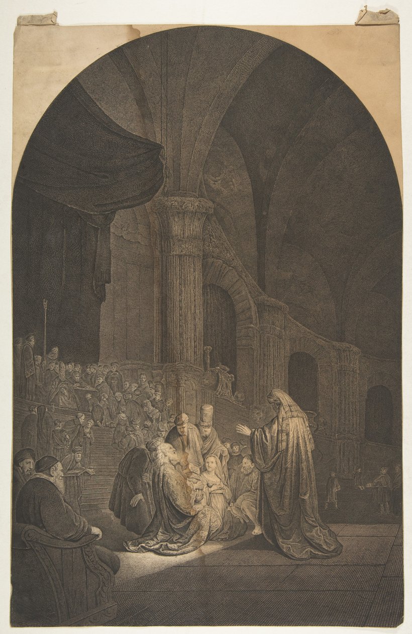 Symeon w świątyni.n.d. autorstwa Jean Pierre de Frey