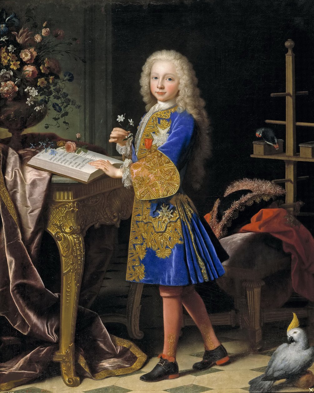 Karol III Hiszpański jako dziecko, 1724. autorstwa Jean Ranc