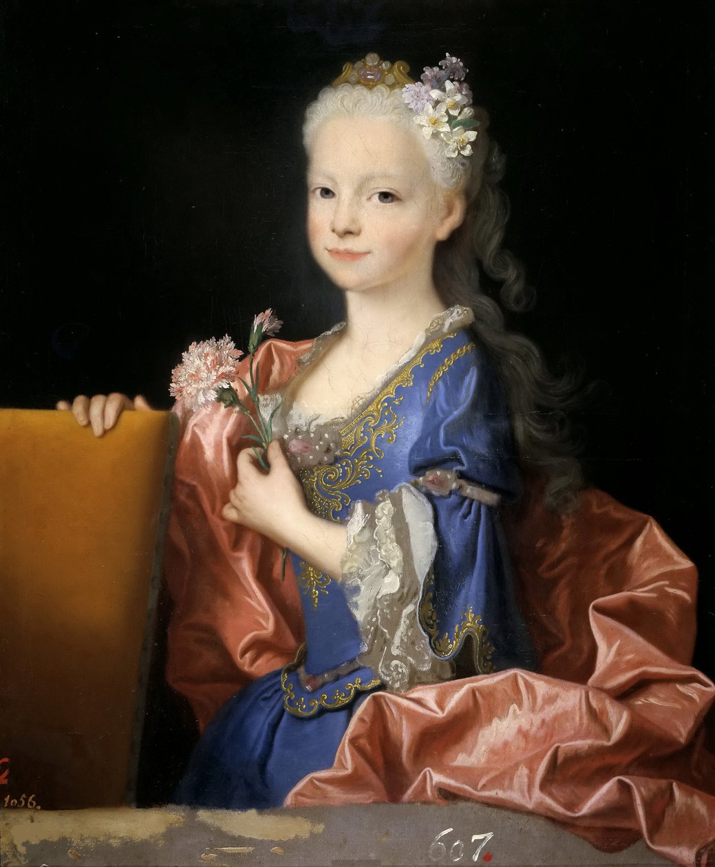 Mariana Wiktoria z Hiszpanii 1718-1781, 1725. autorstwa Jean Ranc
