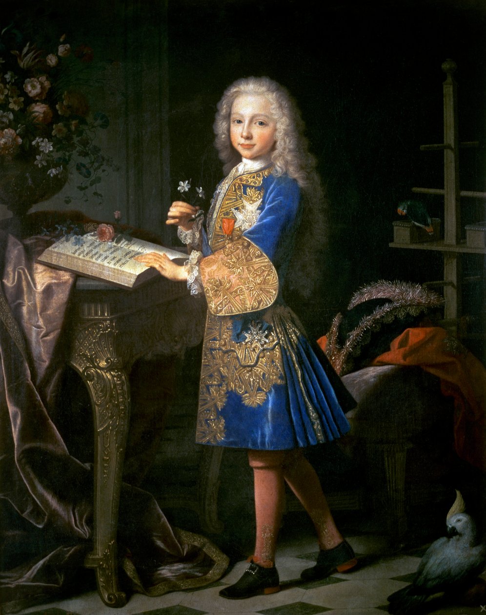 Portret Karola Burbońskiego autorstwa Jean Ranc