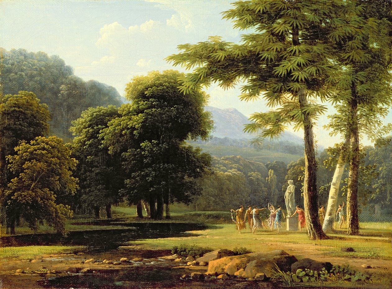 Krajobraz autorstwa Jean Victor Bertin