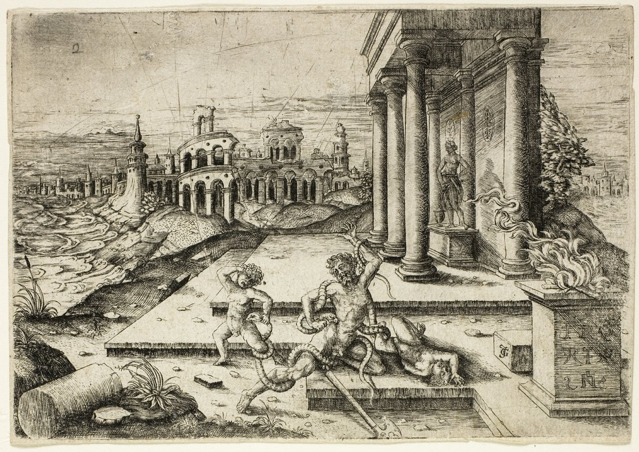 Laocoön autorstwa Jean de Gourmont