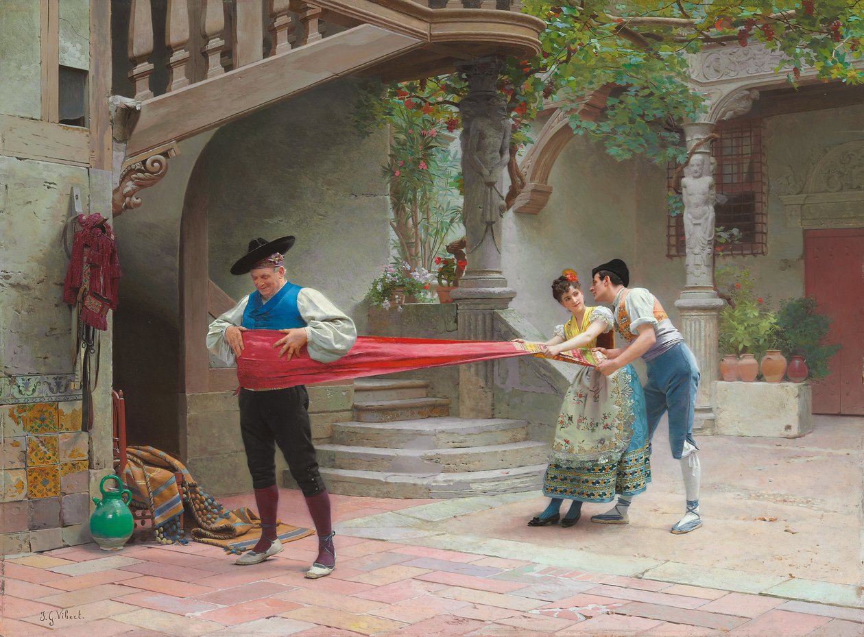 Szarfa Dziadka autorstwa Jean or Jehan Georges Vibert