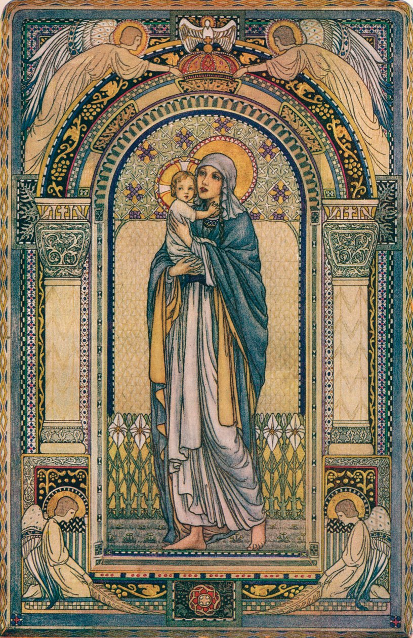 „Madonna z Dzieciątkiem”, ok. 1918 r. autorstwa Jeanne Labrousse