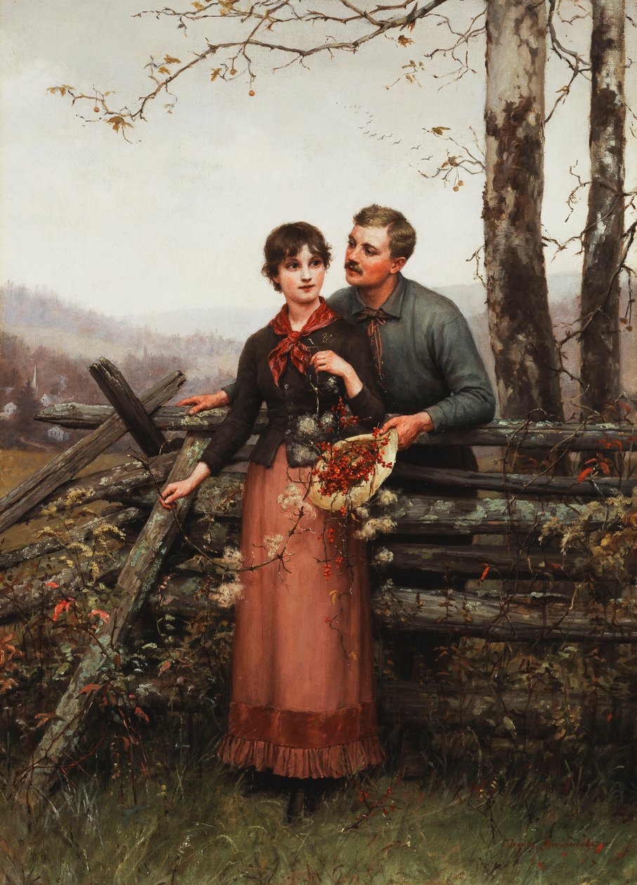 Kapelusz pełen gorzkiej słodyczy autorstwa Jennie Augusta Brownscombe