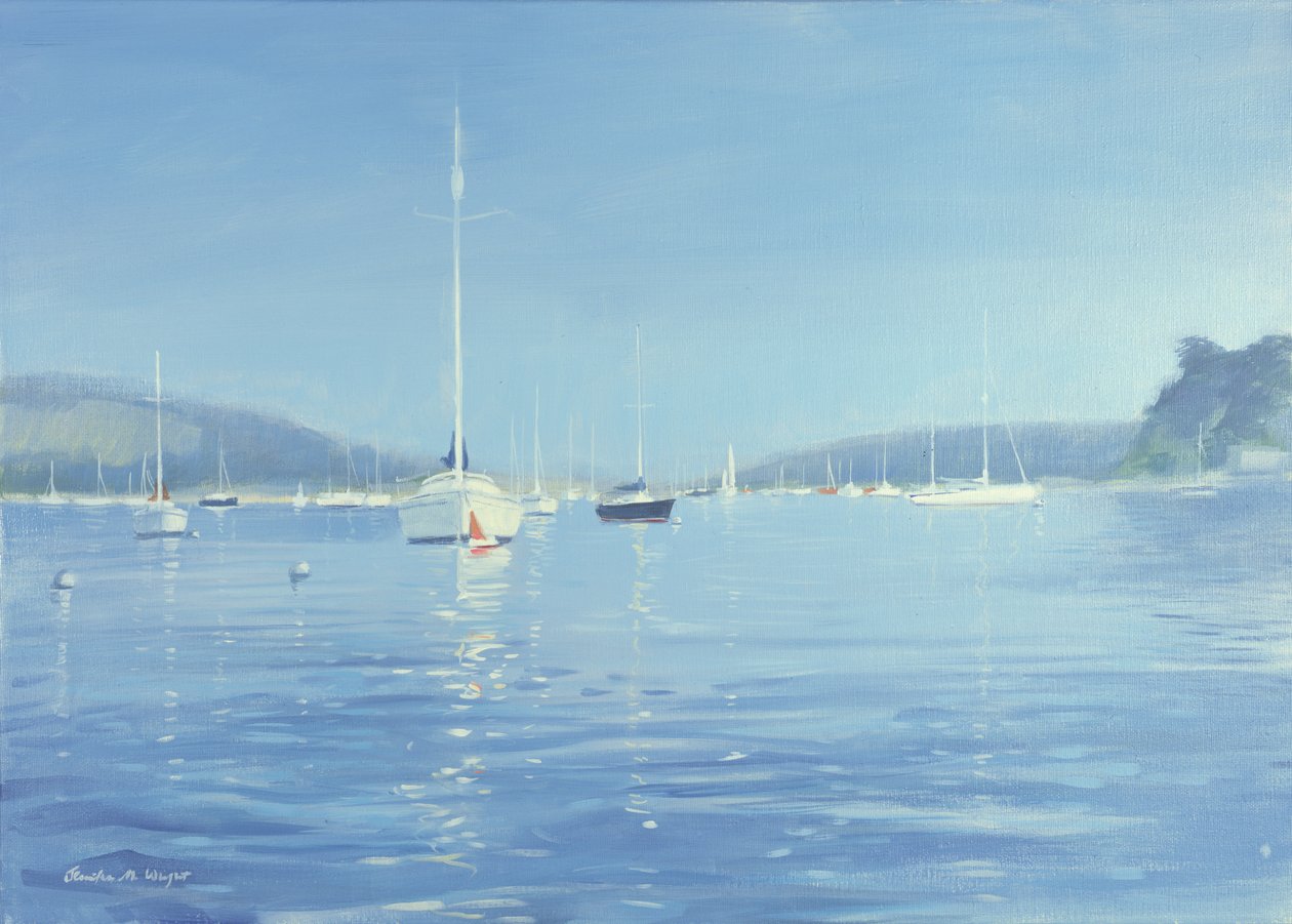 Salcombe Yachts - letnie upały, 2008 autorstwa Jennifer Wright
