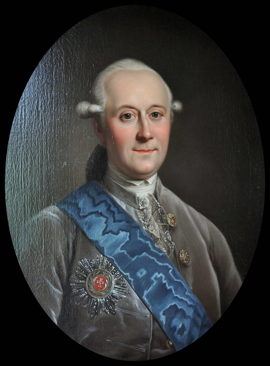 Andreas Peter Bernstorff (1739-1797), mąż stanu i reformator. autorstwa Jens Juel