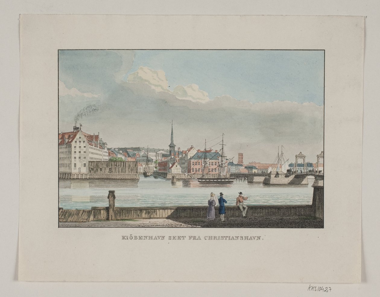 Kopenhaga widziana z Christianshavn autorstwa Jens Holm
