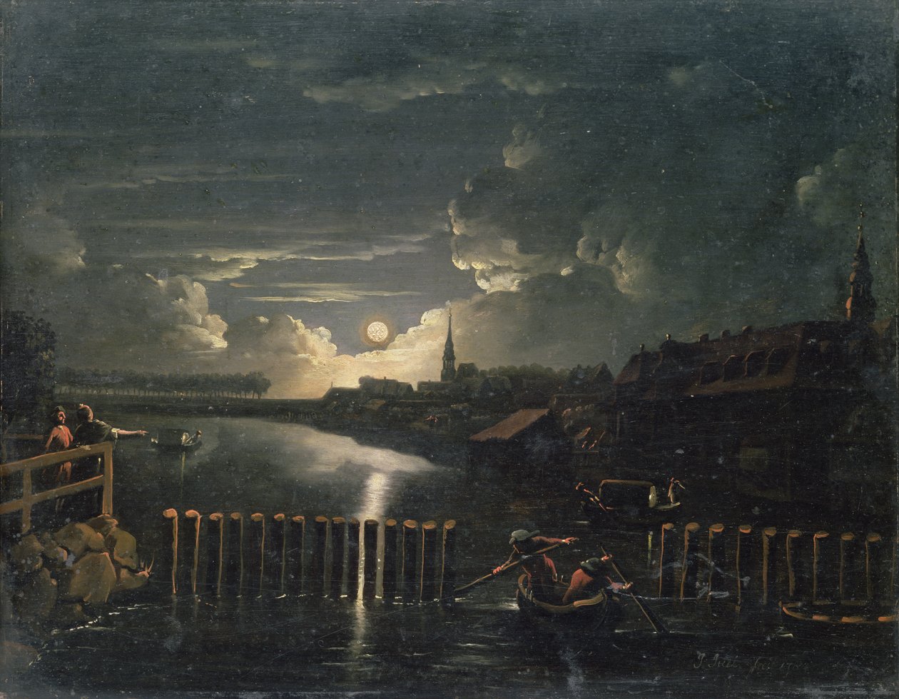 Binnenalster, 1764 autorstwa Jens Juel